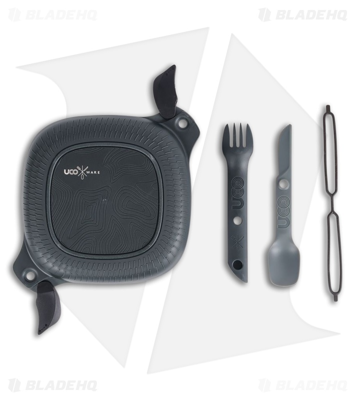 UCO ECO 5-Piece Mess Kit – Midnight (Black and Gray)