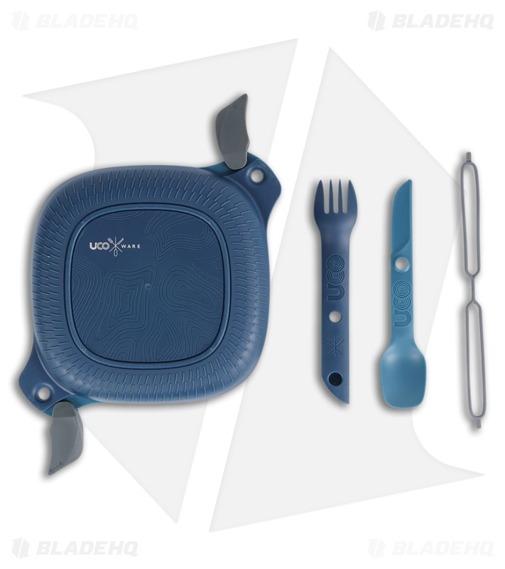 UCO ECO 5-Piece Mess Kit – Midnight (Dark Blue and Light Blue) - Blade HQ