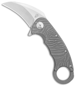 Ultimate Defense Knives Lurker Karambit Frame Lock Flipper Knife Ti (2.5" Satin)