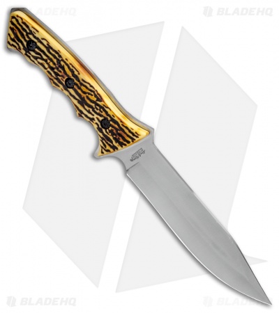 Uncle Henry Hunting Fixed Blade Knife Sim Stag (6.5" Satin) 1085939