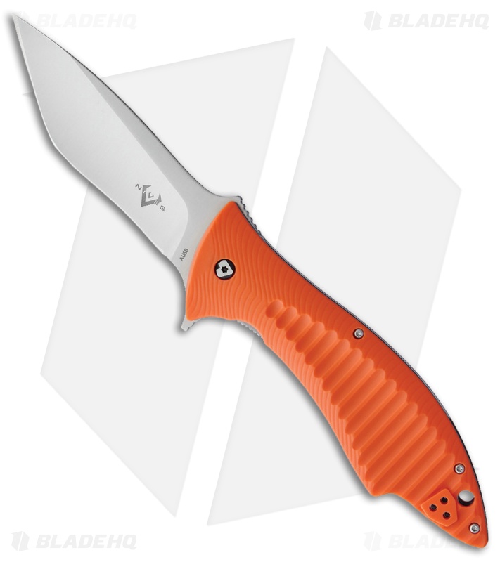 V Nives Deplorable Liner Lock Knife Orange FRN (3.9" Satin)