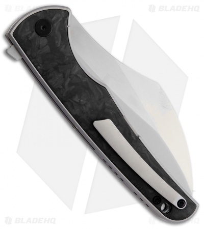VDK Knives Vice Frame Lock Knife Carbon Fiber/Ti (4" Satin)