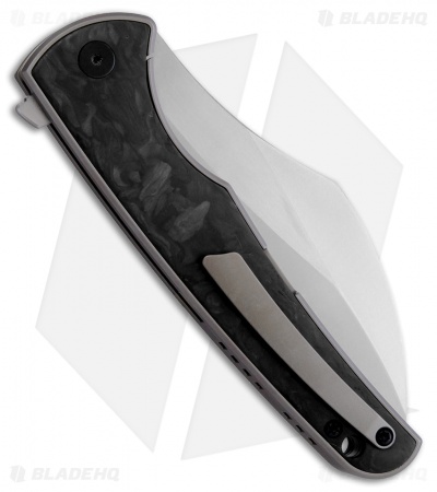 VDK Knives Vice Frame Lock Knife Carbon Fiber/Bronze Ti (4" Satin)