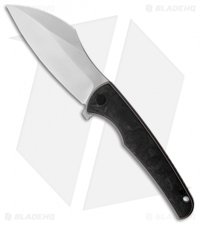 VDK Knives Vice Frame Lock Knife Carbon Fiber/Bronze Ti (4" Satin)