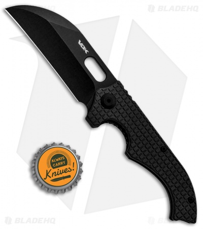 VDK Small Goat Frame Lock Knife Black G-10  (3" Black)