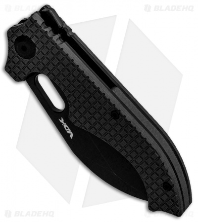 VDK Small Goat Frame Lock Knife Black G-10  (3" Black)