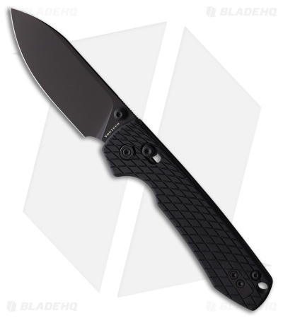 Vosteed Raccoon Crossbar Lock Knife Black Aluminum (3.25" Black) VOSA0510
