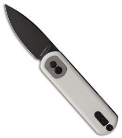 Vosteed Corgi Pup Trek Lock Knife White G-10 (2.37" Black Stonewash) VOSA0718