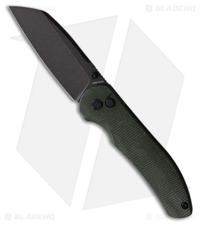 Vosteed Thornton Treklock Knife OD Green Micarta (3.2" Black SW) VOSA1704