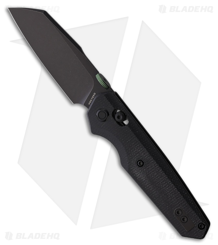 Vosteed Talarurus Crossbar Lock Knife Black Micarta (3" Black) A2703