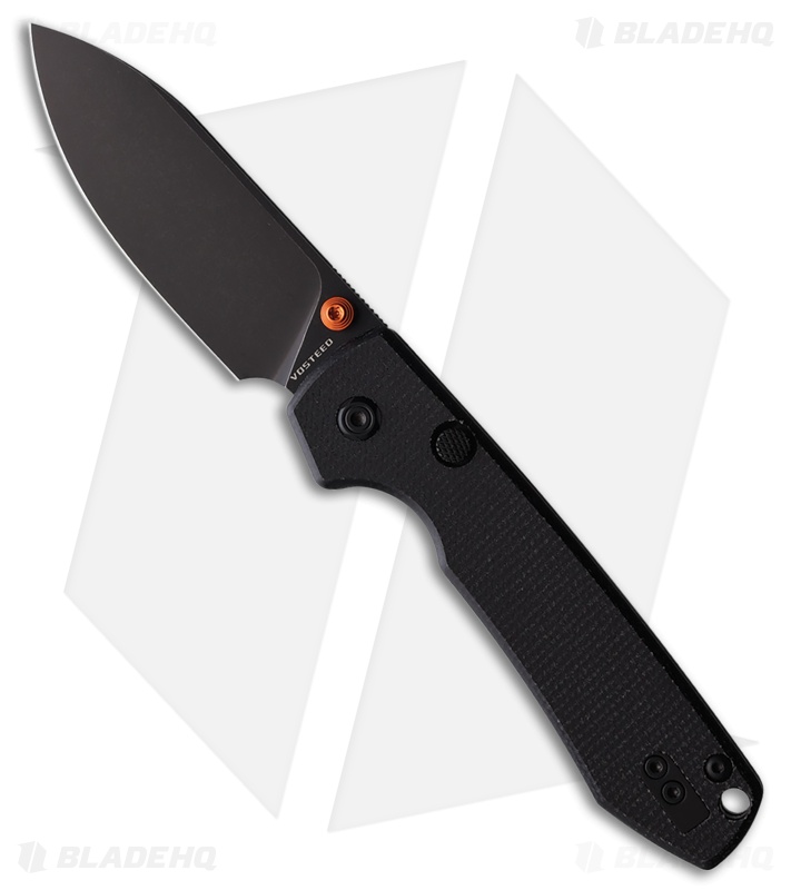 Vosteed Raccoon Knife Black Canvas Micarta Black SW