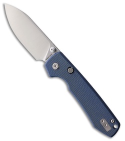 Vosteed Raccoon Top Liner Lock Knife Blue Canvas Micarta (3.25&quot; Satin) VOSA2905 | 211468