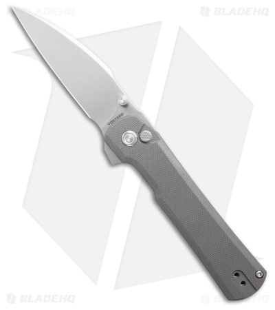 Vosteed Valkyrie-Seax Knife Gray G-10 + Satin - Blade HQ