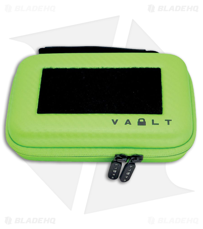 Vault Case Co. Nano Knife Case - Green Carbon 