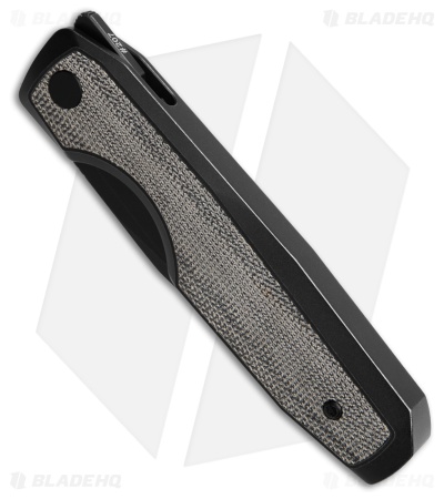Vero Engineering Isotope Mini Integral Knife Black Micarta (3.5" Black SW)