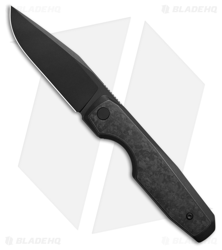 Vero Engineering Isotope Mini Integral Frame Lock Knife Ti/CF (3.5" Black SW)