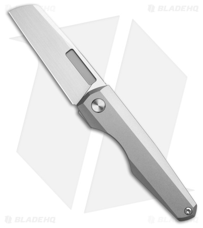Vero Engineering Neuron Non-Flipper Knife Titanium (2.8" Hand Satin)