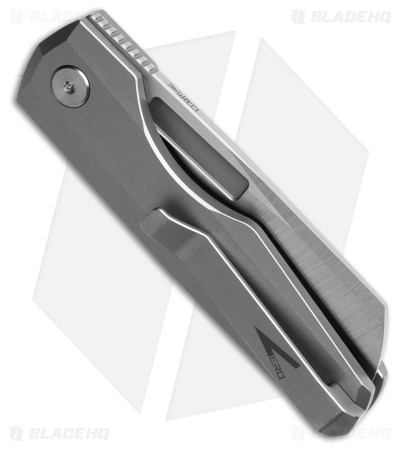 Vero Engineering Neuron Non-Flipper Knife Titanium (2.8" Belt Satin)