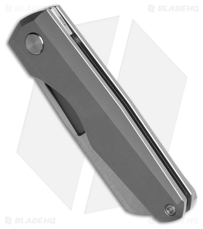 Vero Engineering Neuron Non-Flipper Knife Titanium (2.8" Belt Satin)