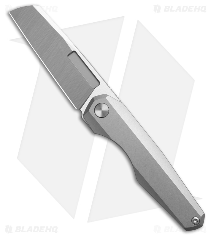 Vero Engineering Neuron Gen 2 Double Detent Knife Titanium (2.8" Belt Satin)