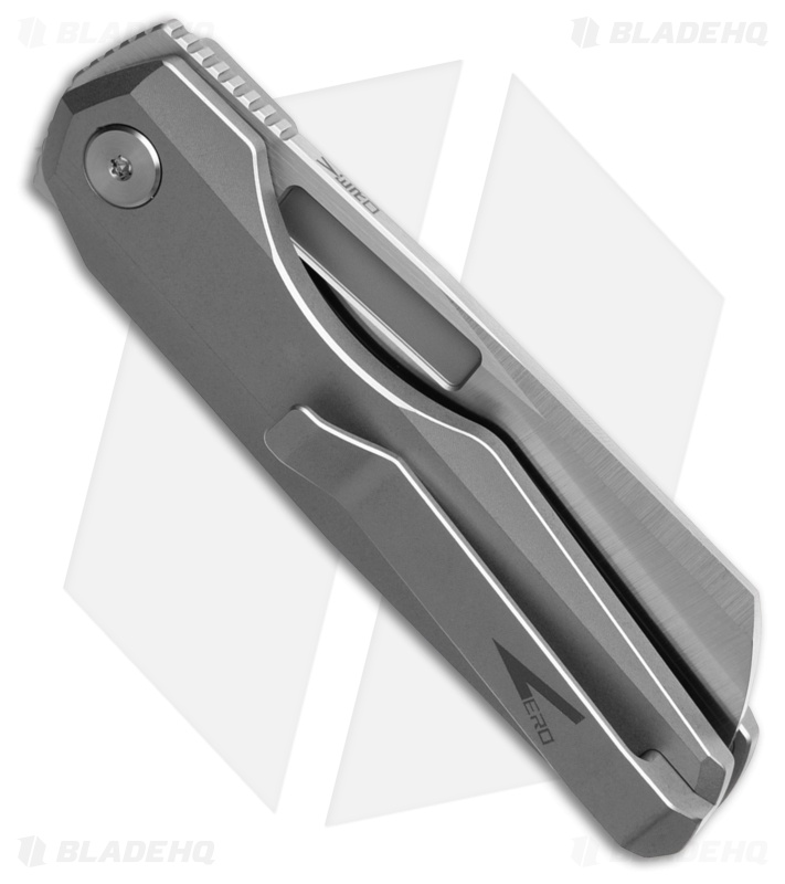 Vero Engineering Neuron Gen 2 Double Detent Knife Titanium (2.8" Belt Satin)