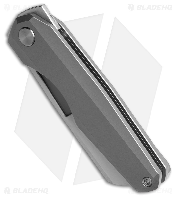 Vero Engineering Neuron Gen 2 Double Detent Knife Titanium (2.8" Hand Satin)