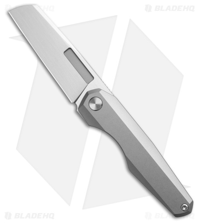 Vero Engineering Neuron Gen 2 Double Detent Knife Titanium (2.8" Hand Satin)