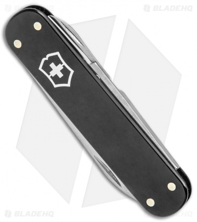 Swiss Army Victorinox Black Money Clip Knife (3" Satin)