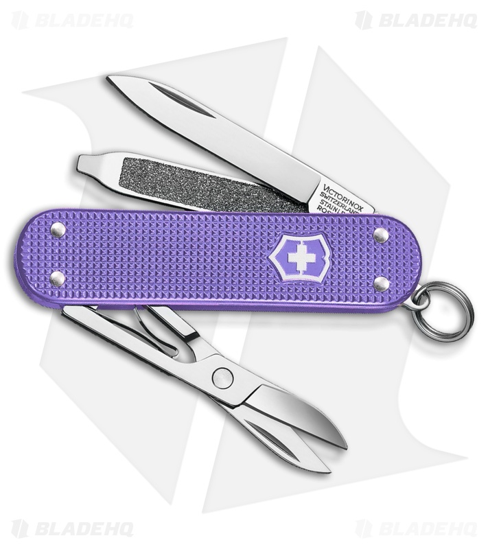 Victorinox Classic SD Alox  Swiss Army Knife Electric Lavender