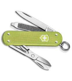 Victorinox Classic SD Alox Swiss Army Knife  Lime Twist