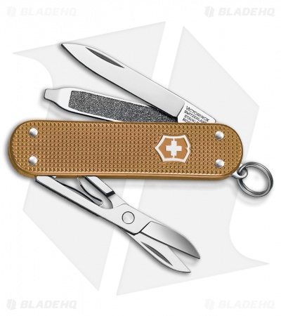 Victorinox Classic SD Alox Wet Sand Aluminum - Blade HQ