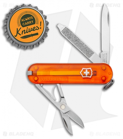 Victorinox Classic SD Fire Opal Polymer (2.25" Stainless Steel)