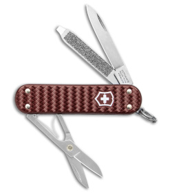 Victorinox Classic SD Precious Swiss Army Knife Woven Brown Alox 062214011G