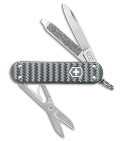 Victorinox Classic SD Precious Swiss Army Knife Woven Gray Alox 062214031G