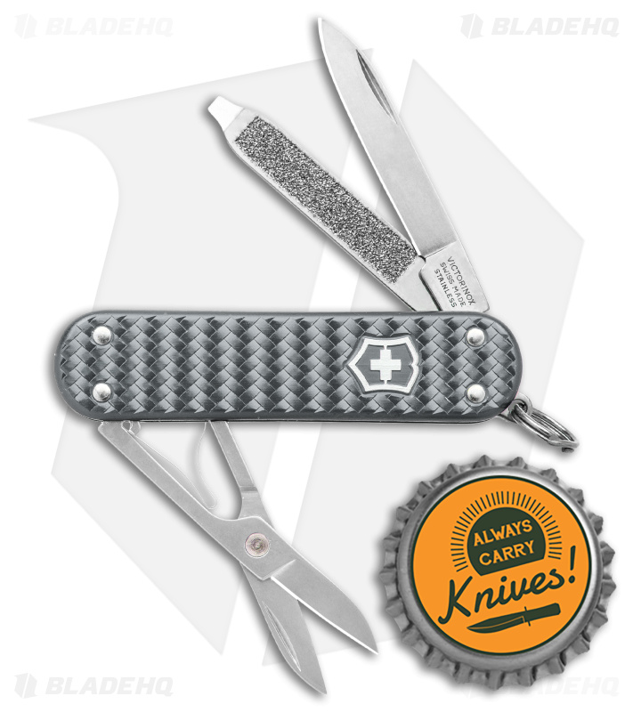 Victorinox Classic Precious Gray Alox 062214031G - Blade HQ