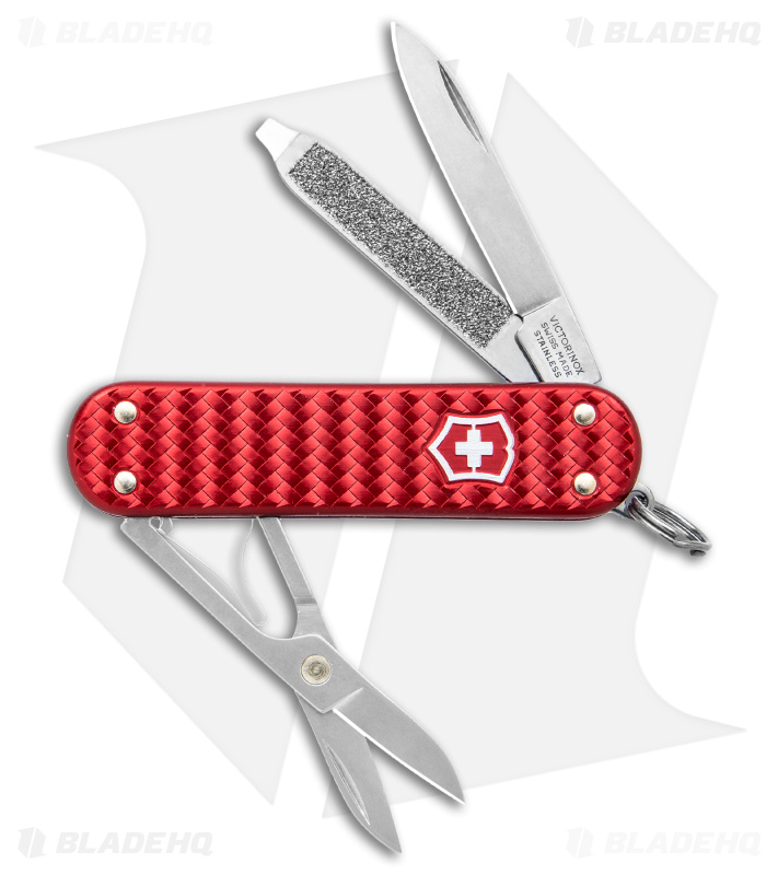 Victorinox Classic SD Precious Swiss | Red Alox - Blade HQ