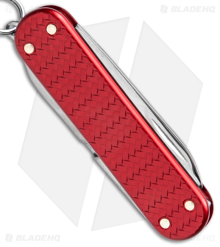 Victorinox Classic SD Precious Swiss Army Knife Woven Red Alox 06221401G