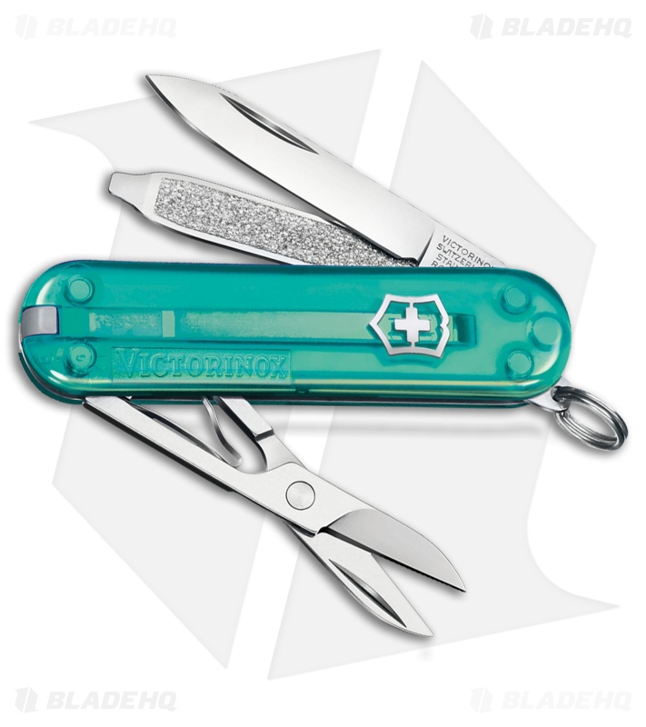Victorinox Classic SD Swiss Army Knife Tropical Surf - Blade HQ