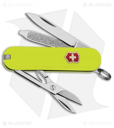 Victorinox Swiss Army Knife Classic SD Fluorescent Yellow