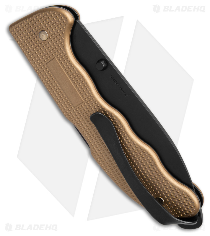 Victorinox Evoke Lockback Beige Alox (Black) - Blade HQ