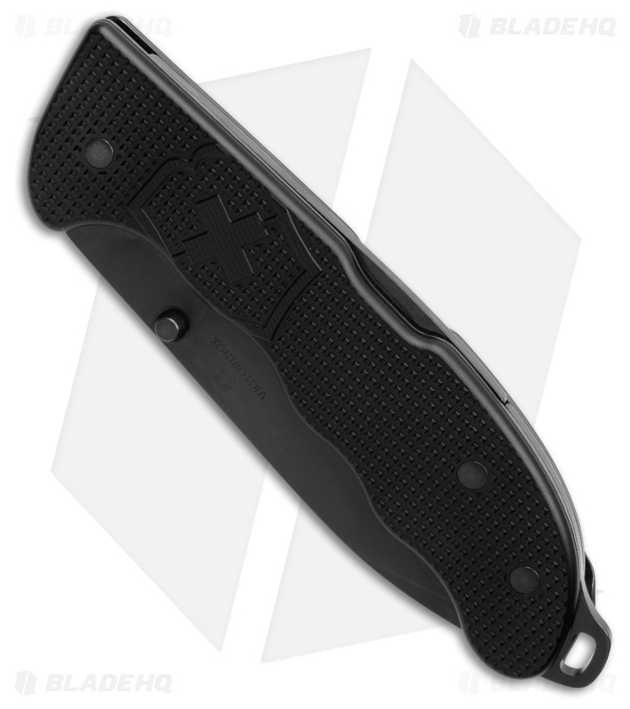 Victorinox Evoke Lockback Black Alox (Black) - Blade HQ