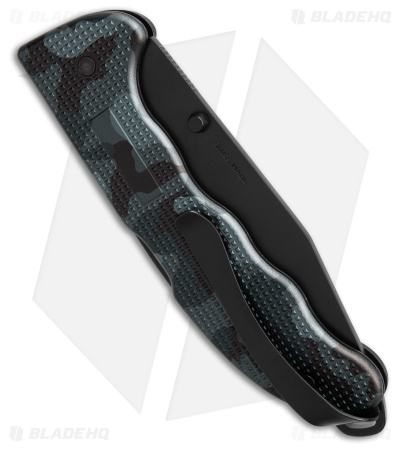 Victorinox Evoke Lockback Knife Navy Camo Alox (3.875" Black)