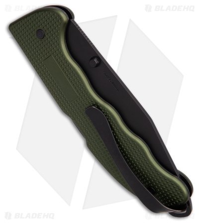 Victorinox Evoke Lockback Knife Olive Green Alox (3.875" Black)