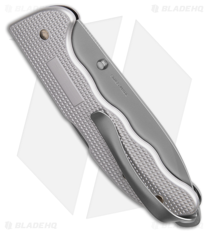 Victorinox Evoke Lockback Knife Silver Alox (3.875" Bead Blast)