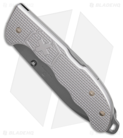 Victorinox Evoke Lockback Knife Silver Alox (3.875" Bead Blast)