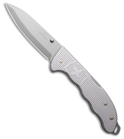 Victorinox Evoke Lockback Knife Silver Alox (3.875" Bead Blast)