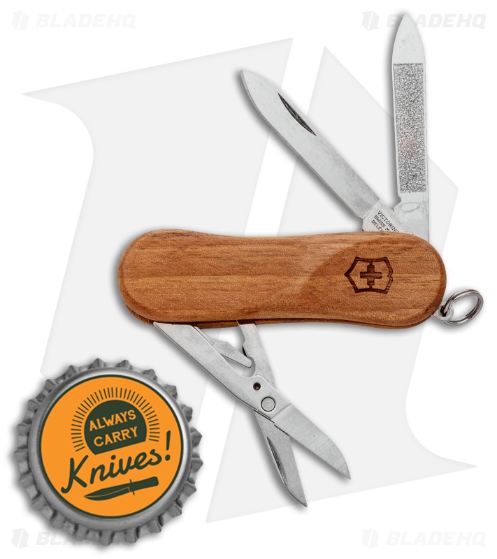 Victorinox Executive Wood 81 Swiss Army Knife Brown