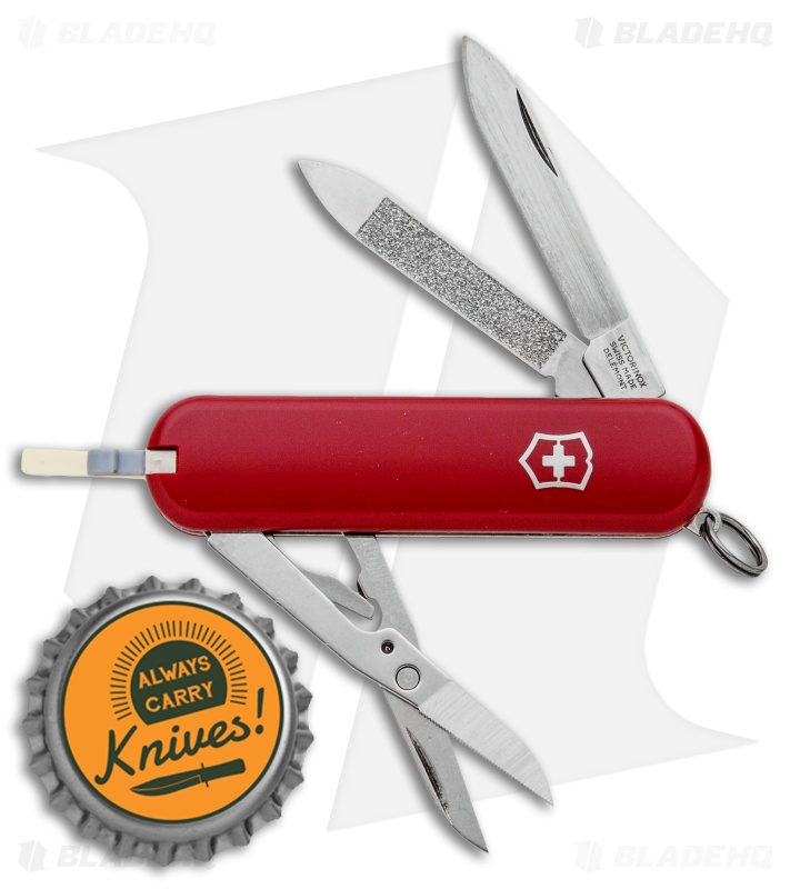 Victorinox Executive 81 Swiss Army Knife Red