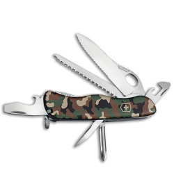 Victorinox One Hand Trekker Swiss Army Knife  Camouflage