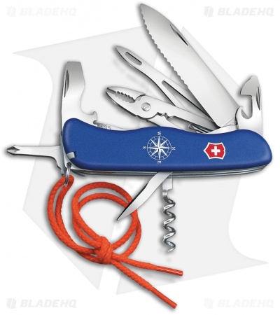 Victorinox Skipper Swiss Army Knife Blue (3.3" Polish)